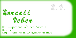 marcell veber business card